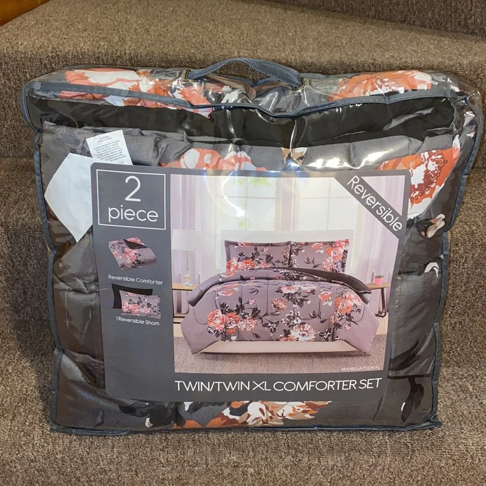 🔘 NWT Twin XL 2PC Comforter Set